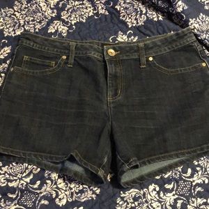 Size 14 blue jean shorts